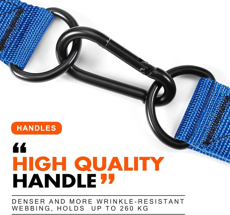 HPYGN Exercise Handle, Replacement Fitness Equipment for Pilates, Yoga, Strength Trainer, Pull Down Home Gym Red, Grey, Blue Working Out Handle - Image 4